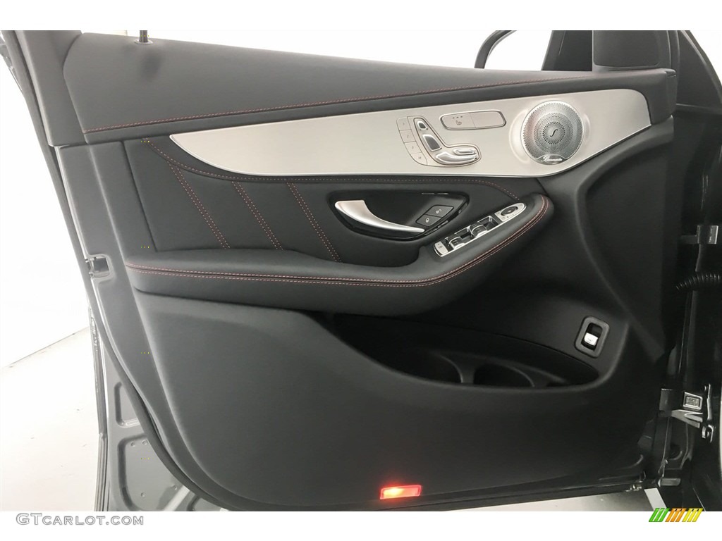 2018 Mercedes-Benz GLC AMG 43 4Matic Coupe Black Door Panel Photo #127403439