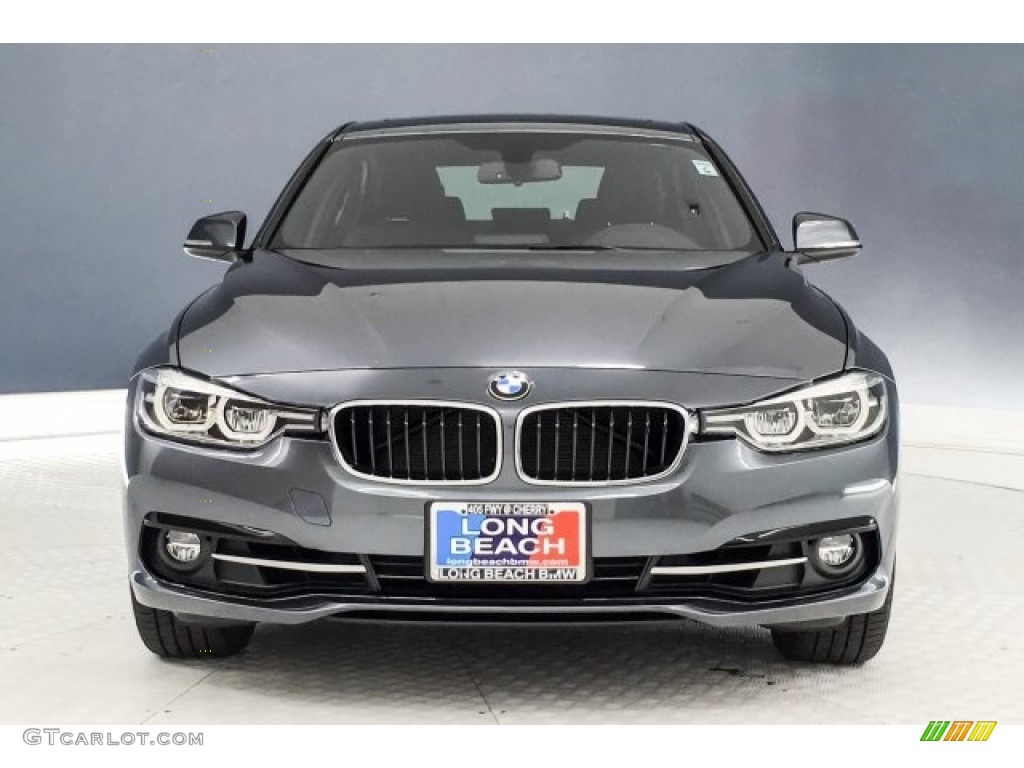 2018 3 Series 330i Sedan - Mineral Grey Metallic / Black photo #2