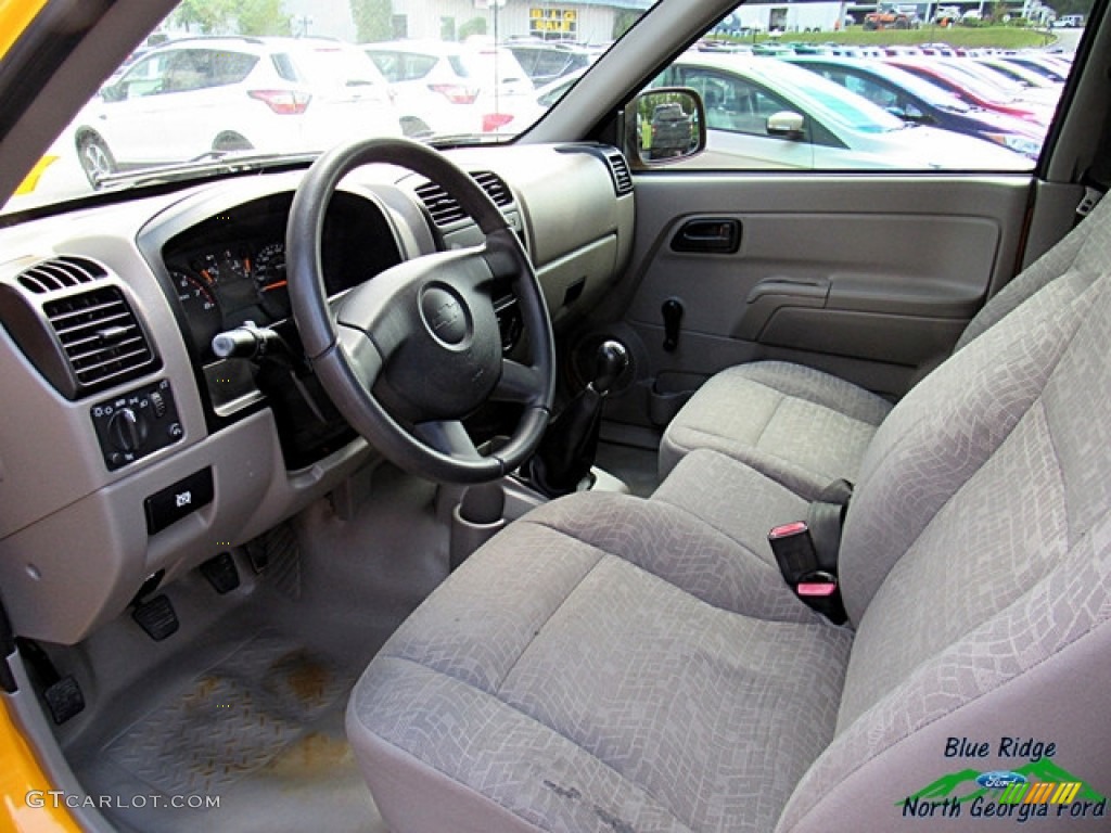 2005 Colorado Extended Cab - Yellow / Very Dark Pewter photo #23