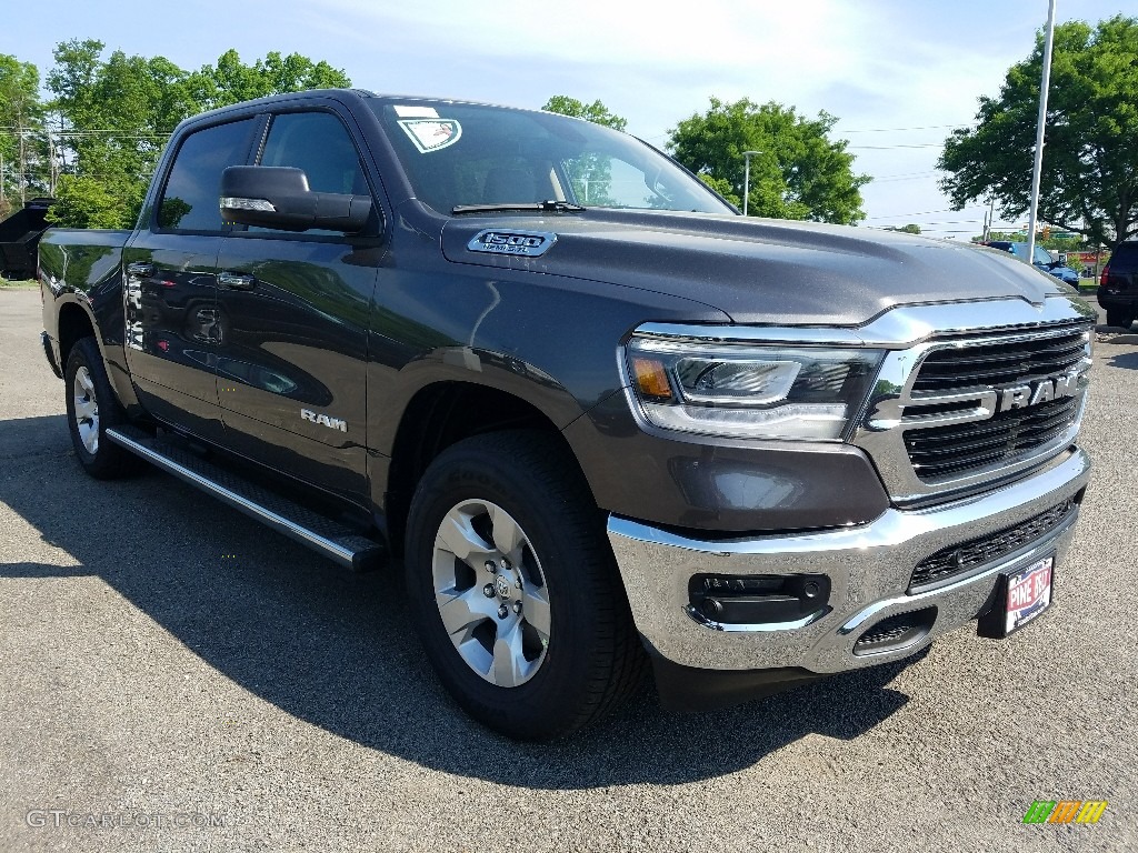 2019 1500 Big Horn Crew Cab 4x4 - Granite Crystal Metallic / Black/Diesel Gray photo #1