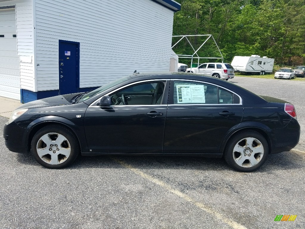2009 Aura XE - Carbon Flash Metallic / Tan photo #2