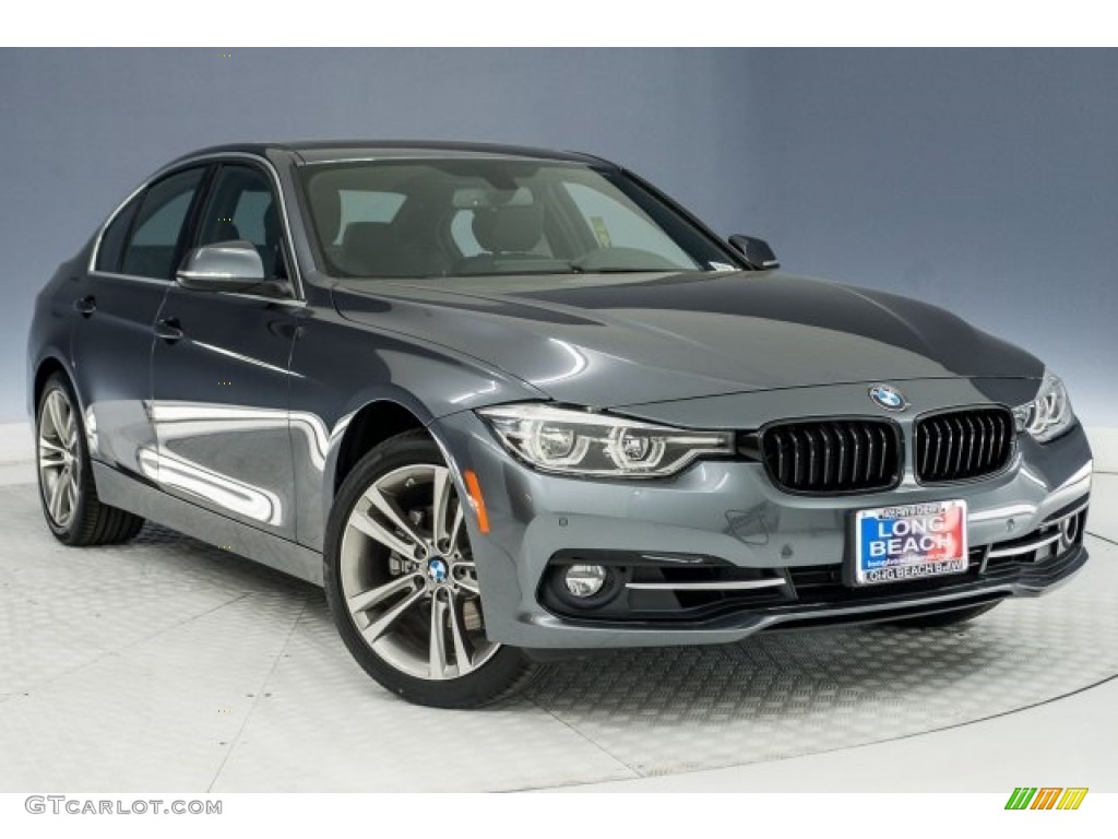 2018 3 Series 330i Sedan - Mineral Grey Metallic / Black photo #13