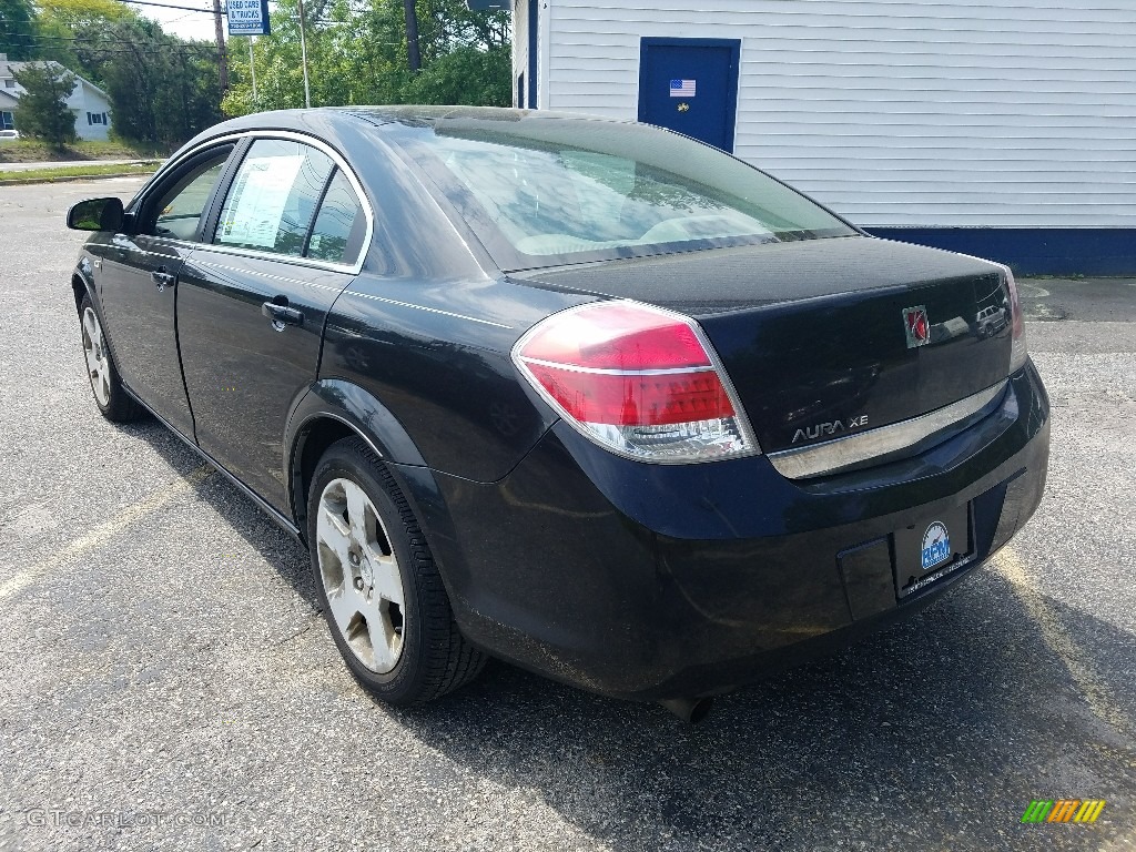 2009 Aura XE - Carbon Flash Metallic / Tan photo #3