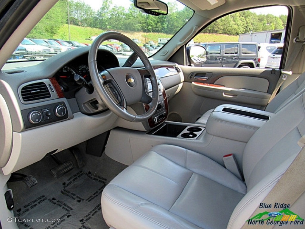 2009 Silverado 1500 LTZ Crew Cab 4x4 - Blue Granite Metallic / Light Titanium photo #29