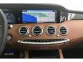 2018 Mercedes-Benz S designo Saddle Brown/Black Interior Navigation Photo