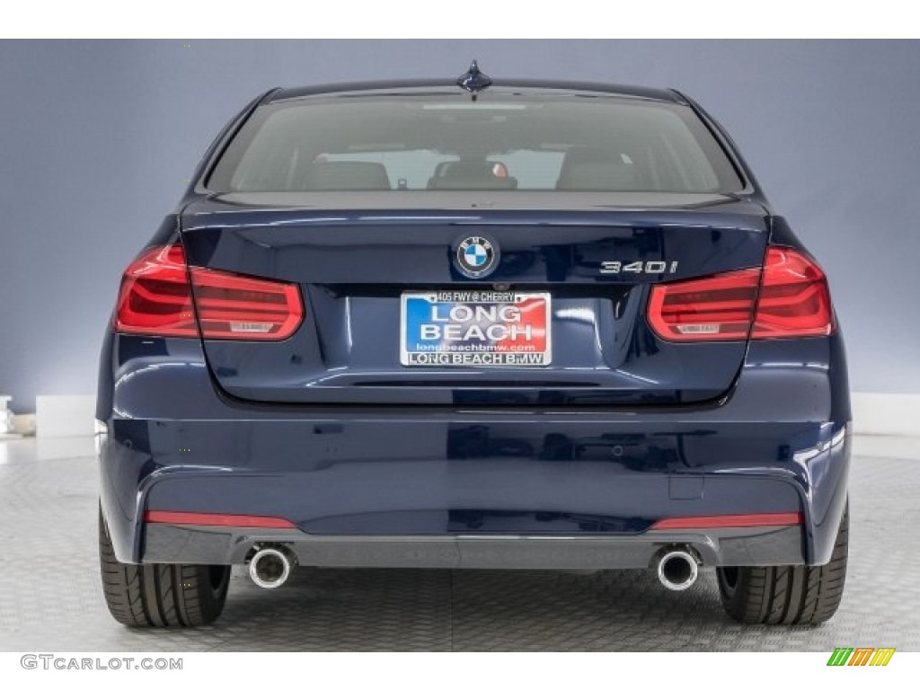 2018 3 Series 340i Sedan - Tanzanite Blue Metallic / Black photo #9