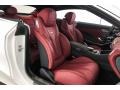 2018 Mercedes-Benz S designo Bengal Red/Black Interior Front Seat Photo