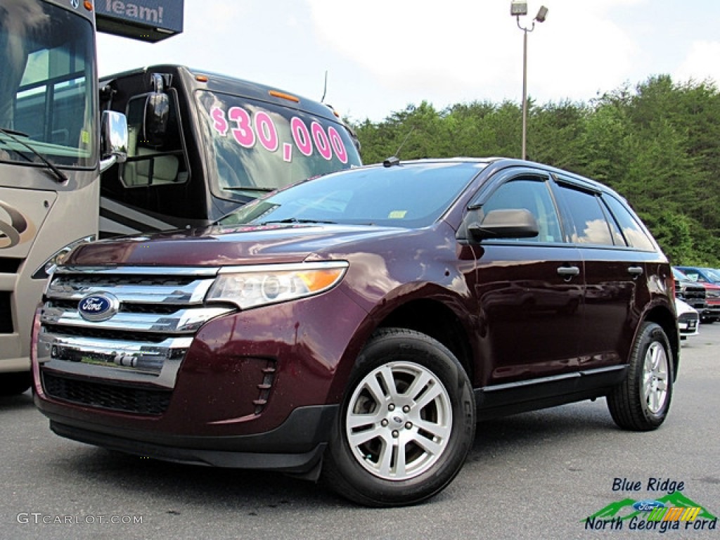 2011 Edge SE - Bordeaux Reserve Red Metallic / Medium Light Stone photo #1