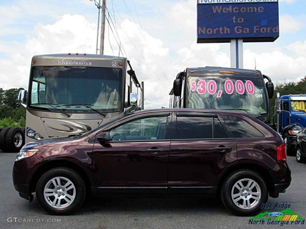 2011 Edge SE - Bordeaux Reserve Red Metallic / Medium Light Stone photo #2