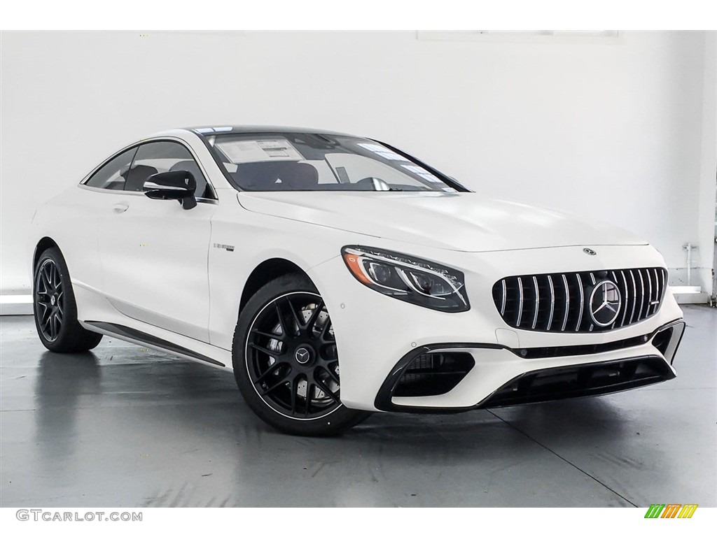 designo Cashmere White (Matte) 2018 Mercedes-Benz S AMG S63 Coupe Exterior Photo #127405602