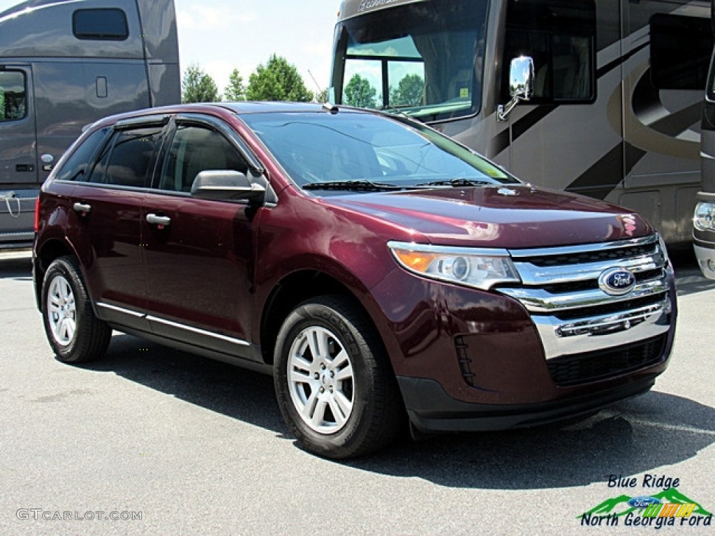 2011 Edge SE - Bordeaux Reserve Red Metallic / Medium Light Stone photo #6