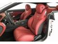 designo Bengal Red/Black 2018 Mercedes-Benz S AMG S63 Coupe Interior Color