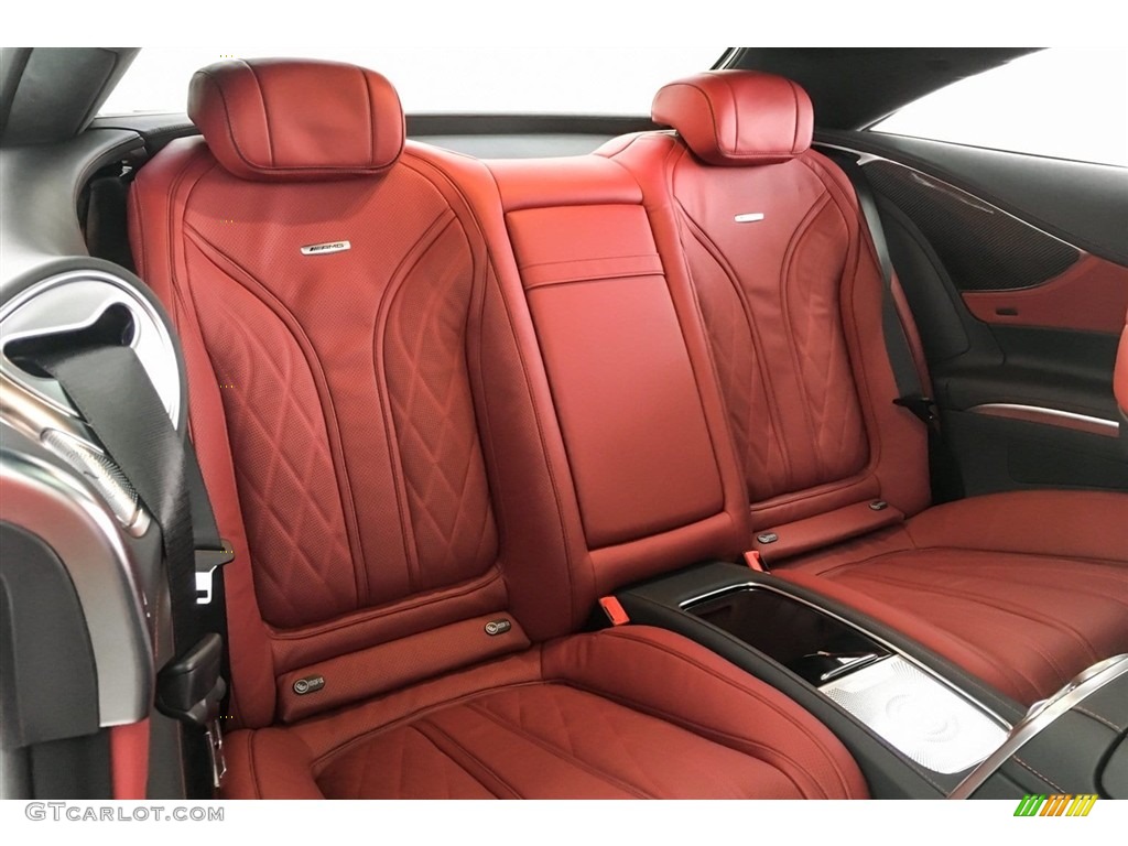 2018 Mercedes-Benz S AMG S63 Coupe Rear Seat Photo #127405689