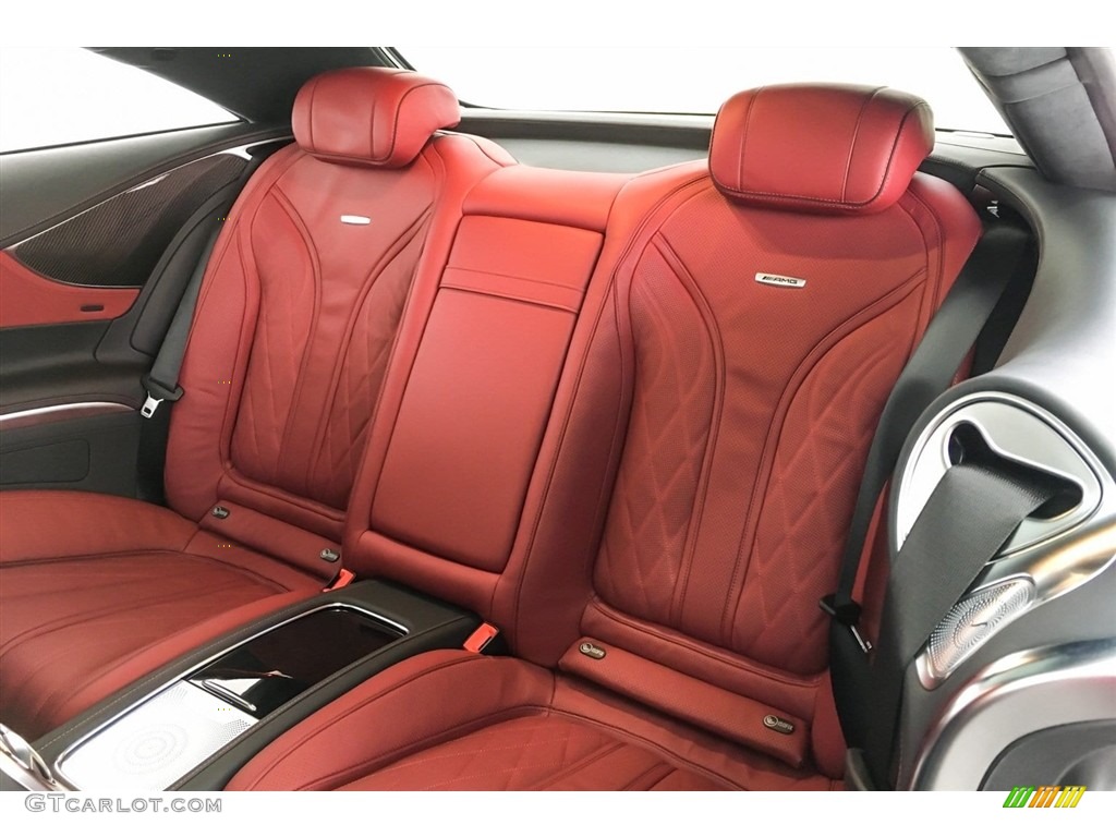 designo Bengal Red/Black Interior 2018 Mercedes-Benz S AMG S63 Coupe Photo #127405746