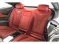 2018 Mercedes-Benz S designo Bengal Red/Black Interior Rear Seat Photo