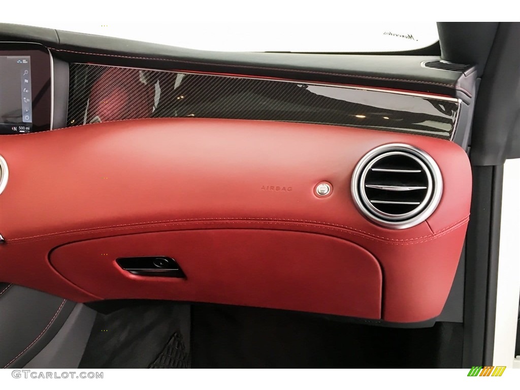 2018 Mercedes-Benz S AMG S63 Coupe designo Bengal Red/Black Dashboard Photo #127406021
