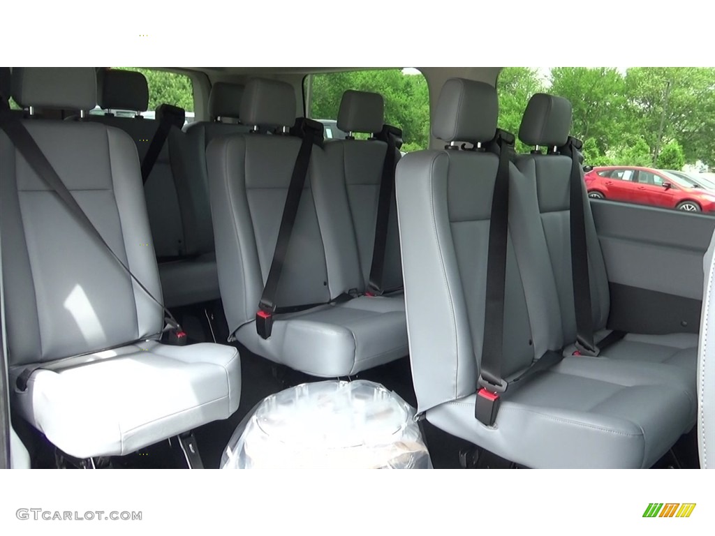 Pewter Interior 2018 Ford Transit Passenger Wagon XL 150 LR Regular Photo #127407246