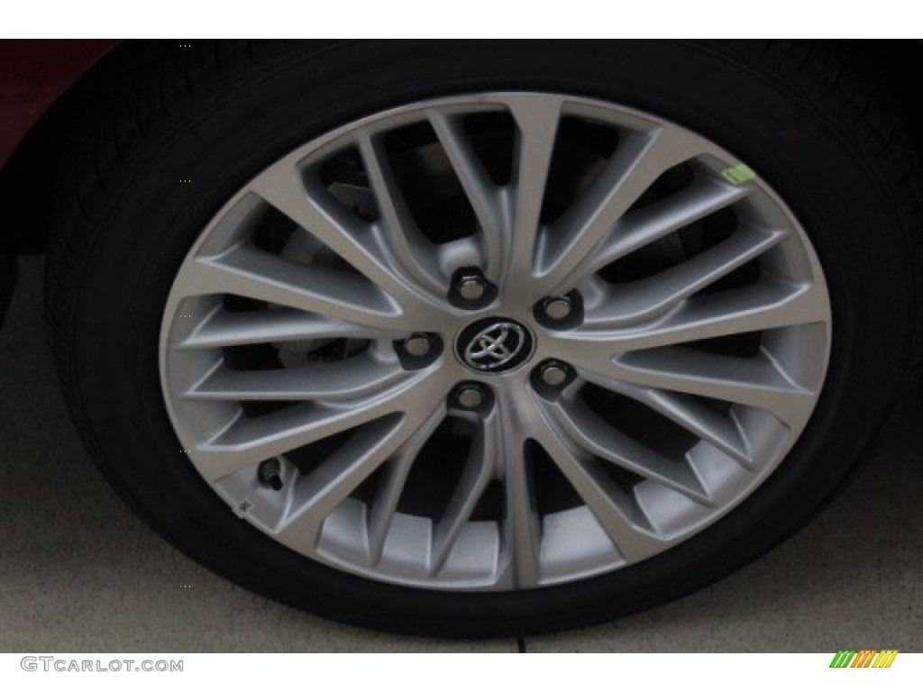 2018 Camry XLE - Ruby Flare Pearl / Black photo #4