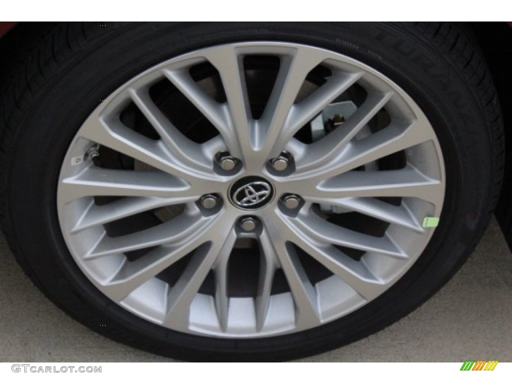 2018 Camry XLE - Ruby Flare Pearl / Black photo #10