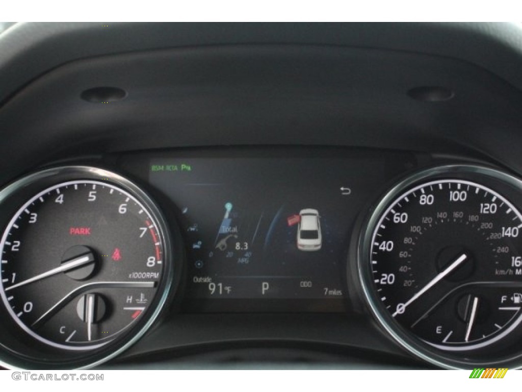 2018 Camry XLE - Ruby Flare Pearl / Black photo #22