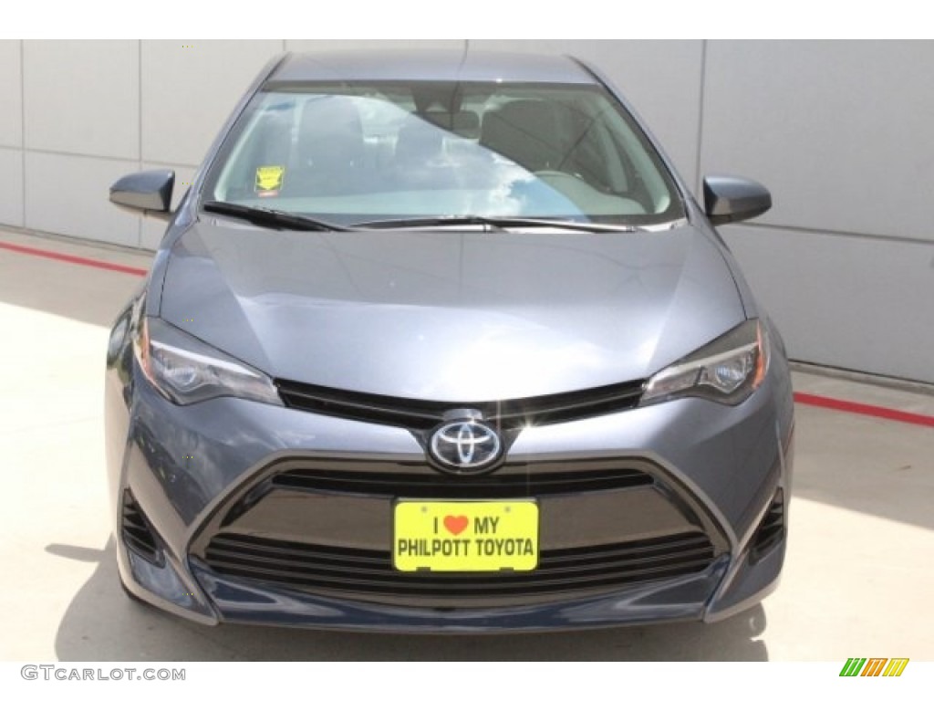 2018 Corolla LE - Slate Metallic / Ash/Dark Gray photo #2