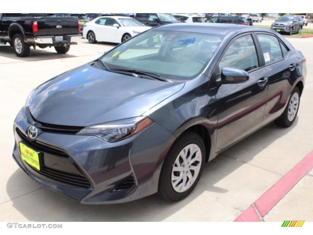 2018 Corolla LE - Slate Metallic / Ash/Dark Gray photo #3