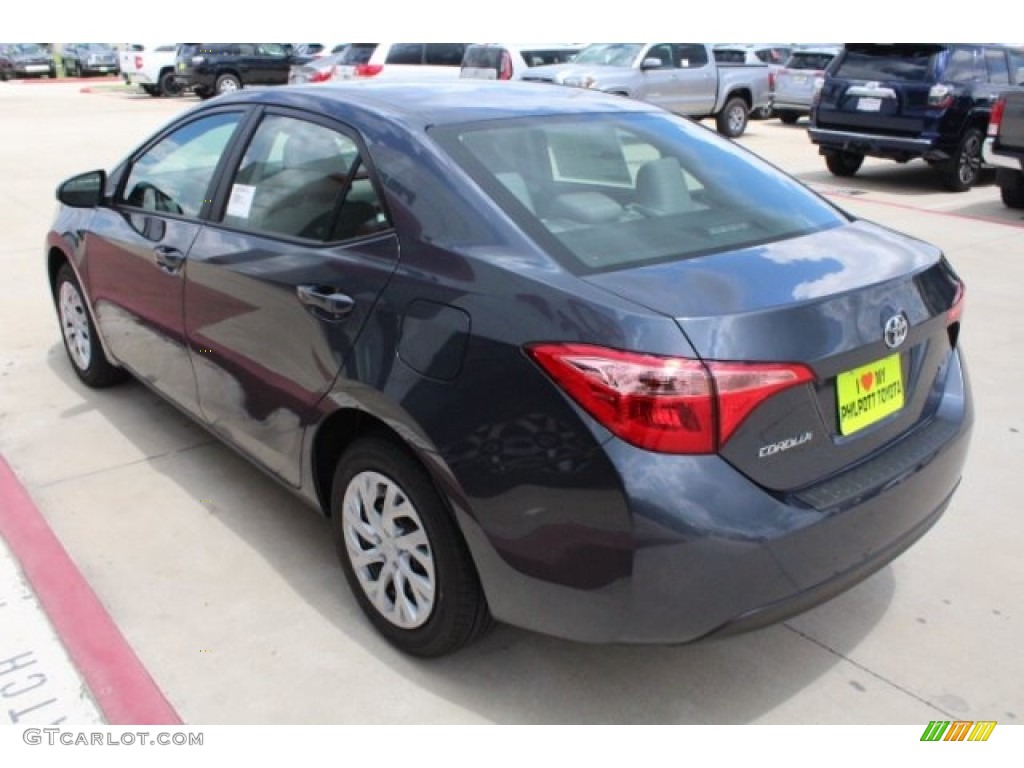 2018 Corolla LE - Slate Metallic / Ash/Dark Gray photo #6