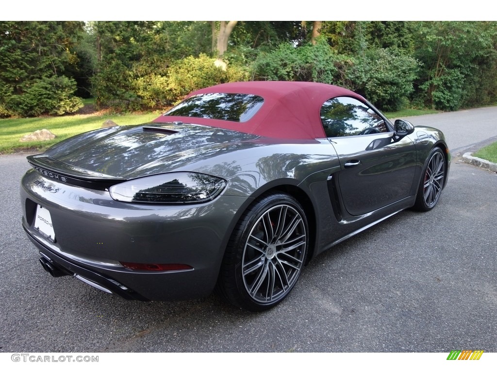 Agate Grey Metallic 2017 Porsche 718 Boxster S Exterior Photo #127411590