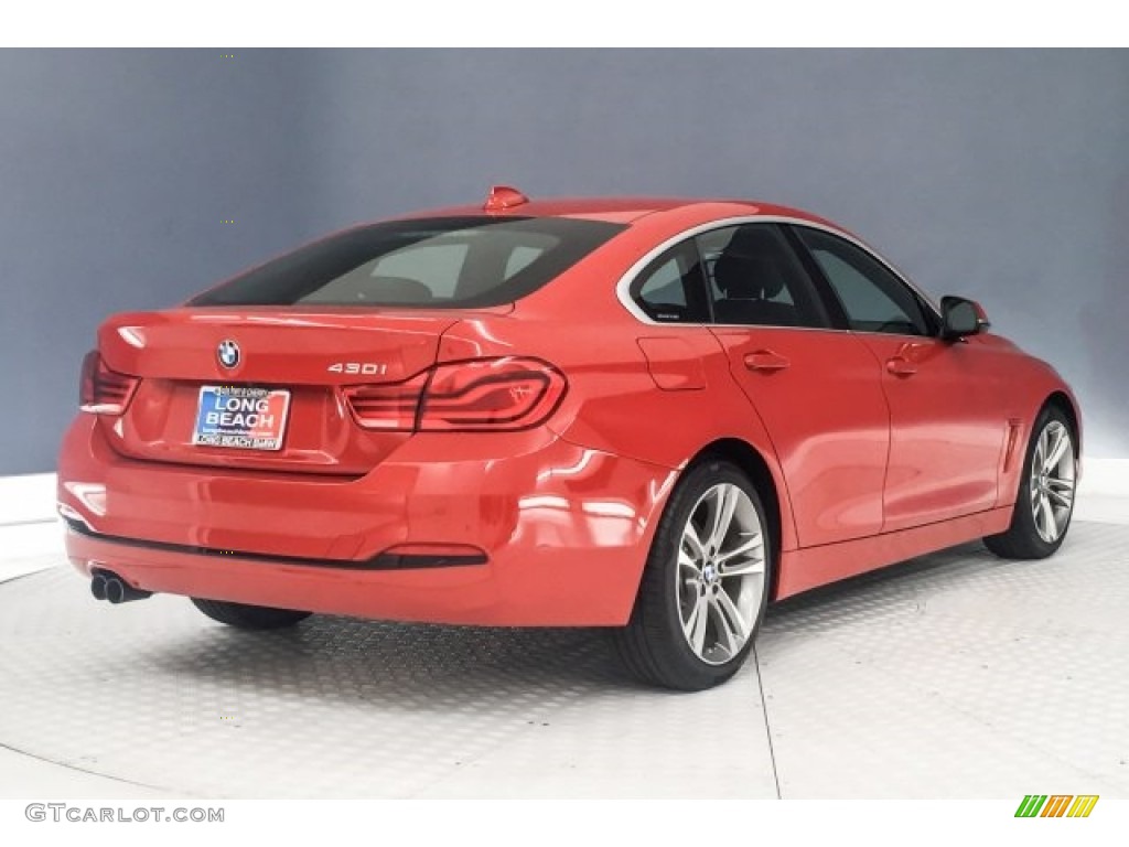 2018 4 Series 430i Gran Coupe - Melbourne Red Metallic / Black photo #15