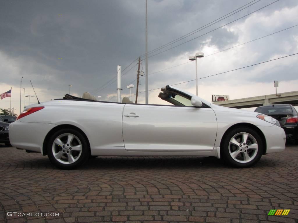 2005 Solara SLE V6 Convertible - Arctic Frost Pearl White / Ivory photo #6