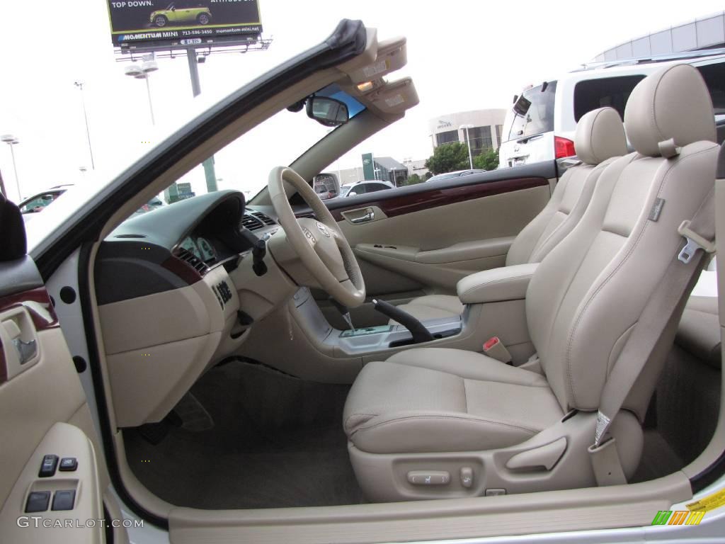 2005 Solara SLE V6 Convertible - Arctic Frost Pearl White / Ivory photo #17