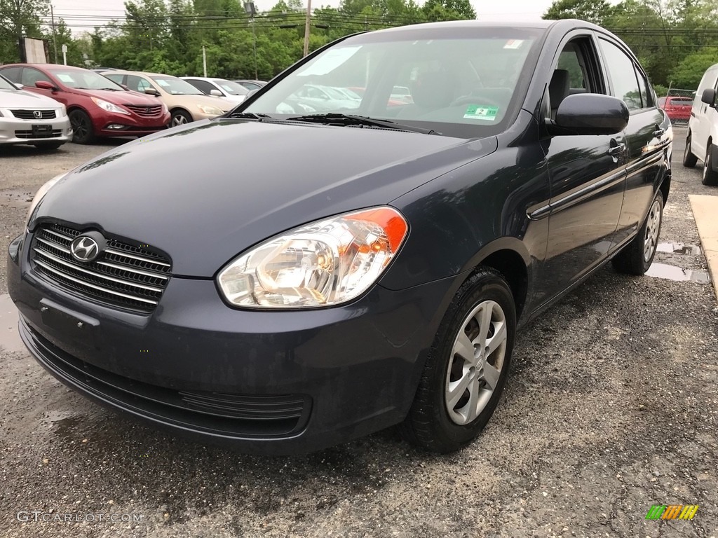 2010 Accent GLS 4 Door - Charcoal Gray / Gray photo #1