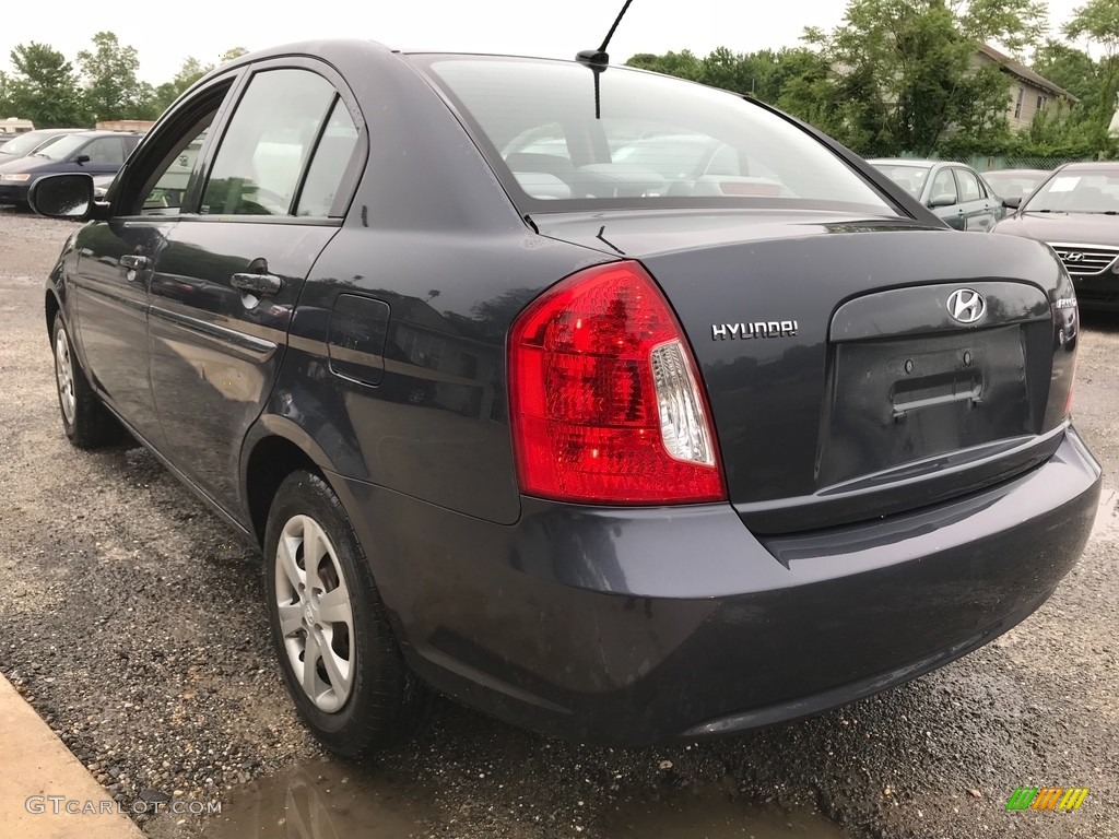 2010 Accent GLS 4 Door - Charcoal Gray / Gray photo #3