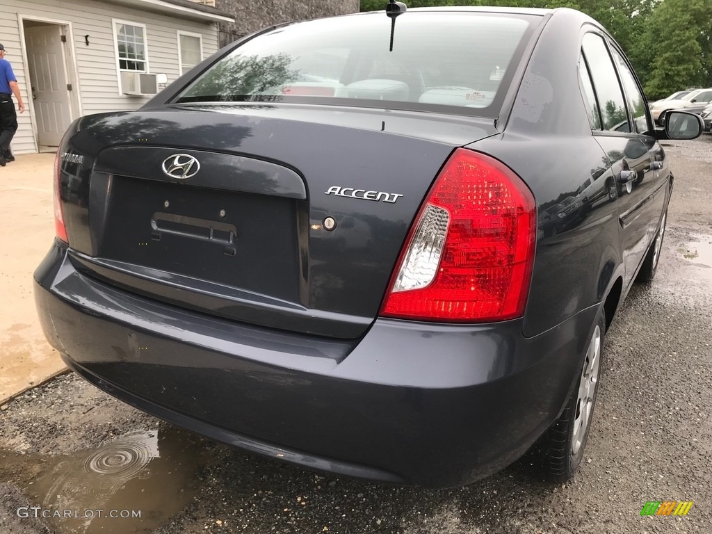 2010 Accent GLS 4 Door - Charcoal Gray / Gray photo #6
