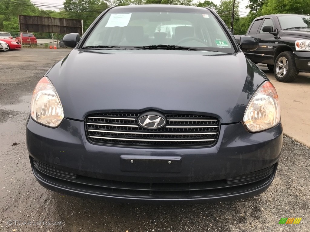 2010 Accent GLS 4 Door - Charcoal Gray / Gray photo #10