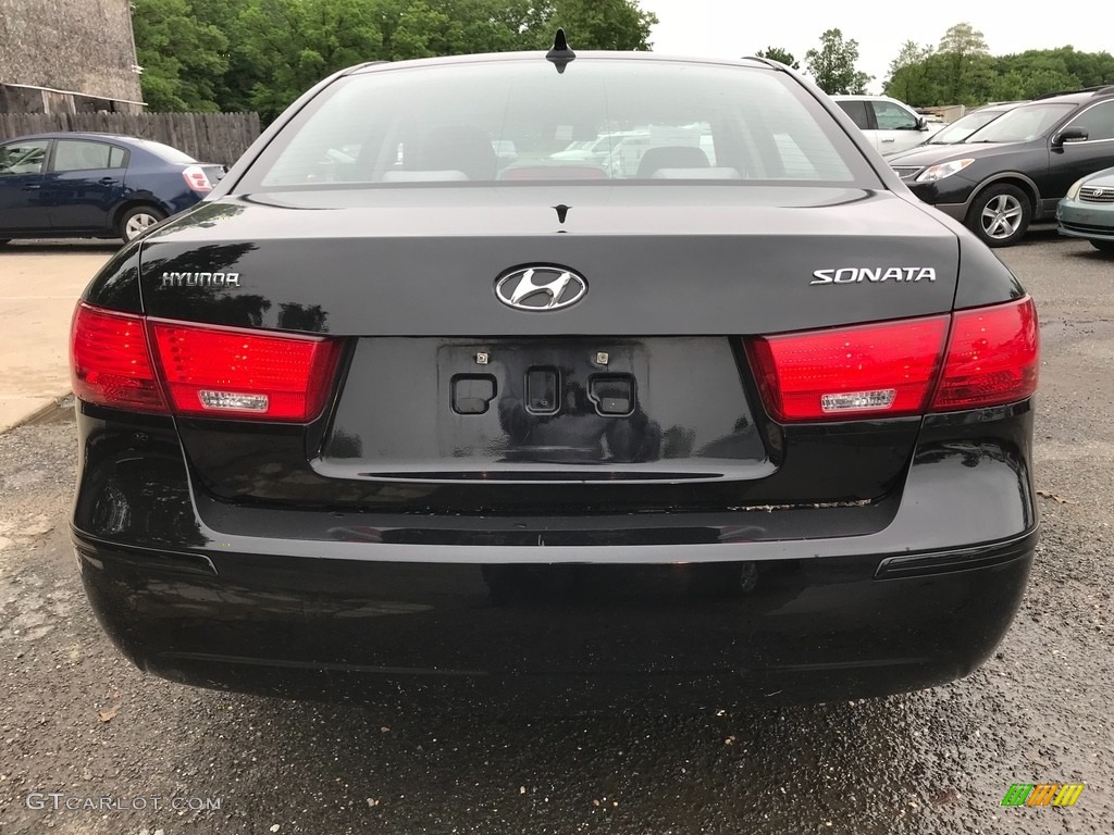 2009 Sonata GLS - Ebony Black / Camel photo #6