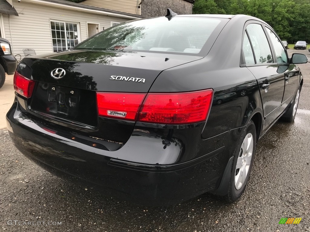 2009 Sonata GLS - Ebony Black / Camel photo #7