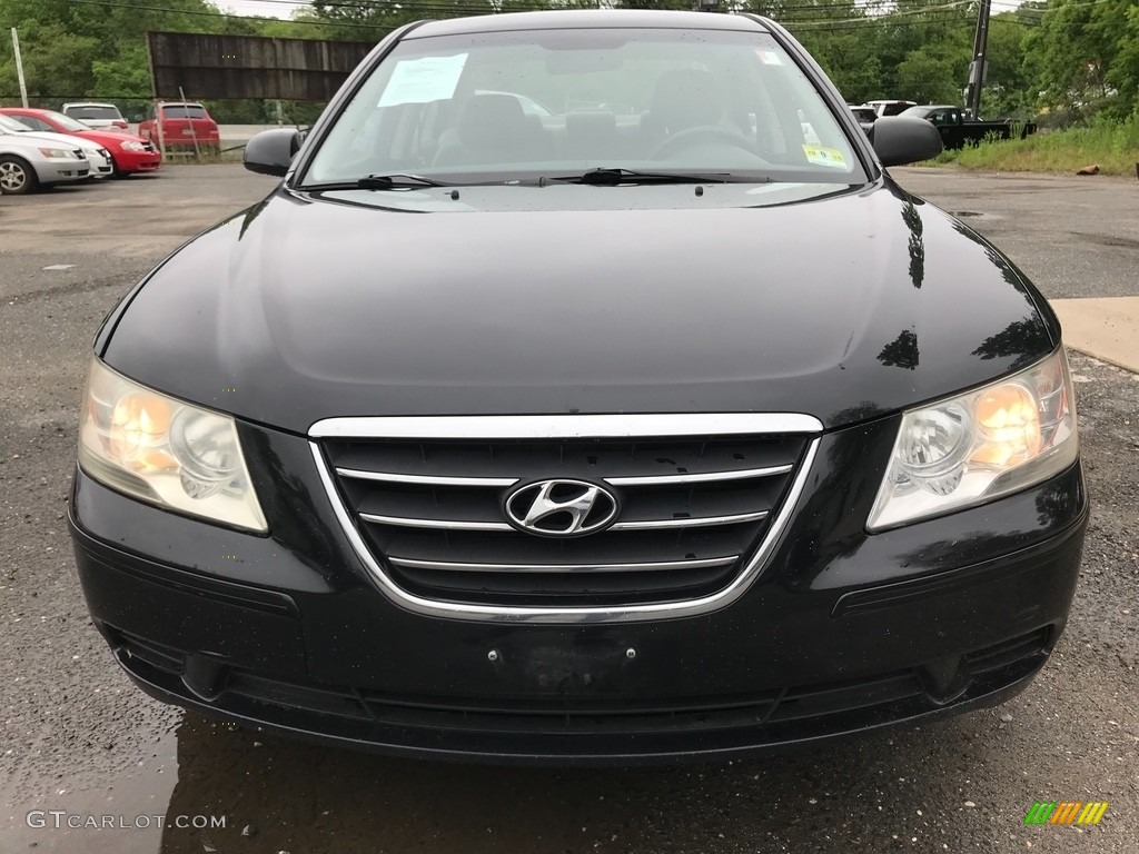 2009 Sonata GLS - Ebony Black / Camel photo #11