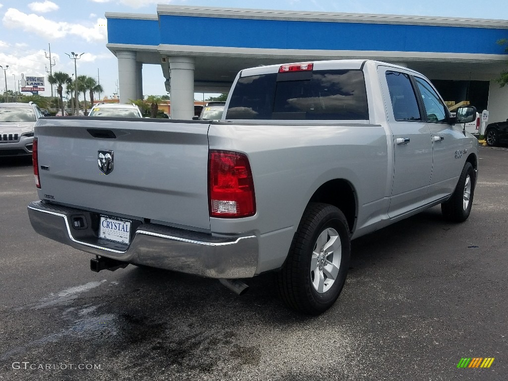 2018 1500 SLT Crew Cab - Bright Silver Metallic / Black/Diesel Gray photo #5