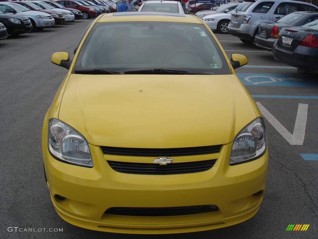 2007 Cobalt SS Supercharged Coupe - Rally Yellow / Ebony photo #14