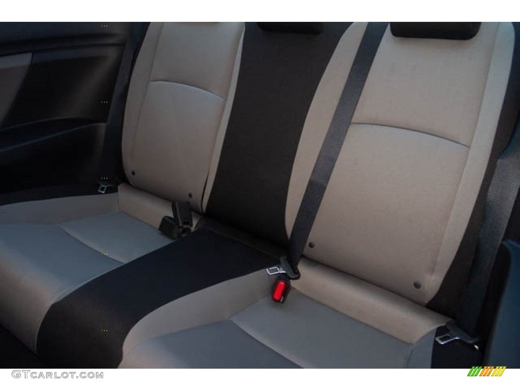 2016 Civic LX-P Coupe - Lunar Silver Metallic / Black/Gray photo #4
