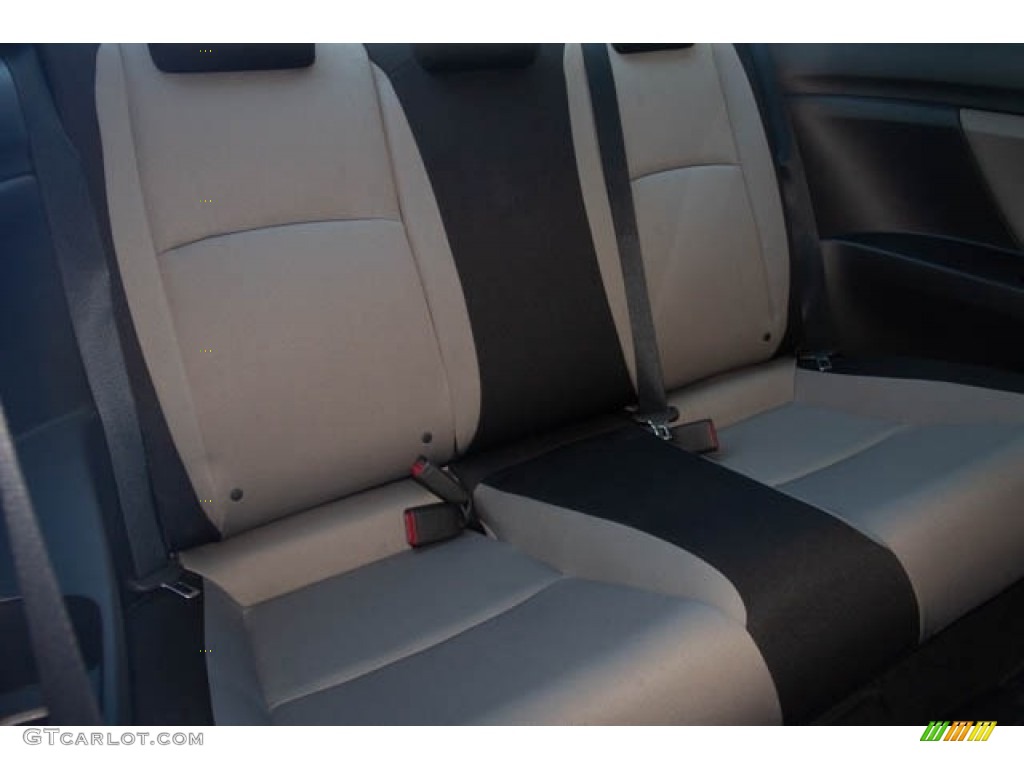 2016 Civic LX-P Coupe - Lunar Silver Metallic / Black/Gray photo #23