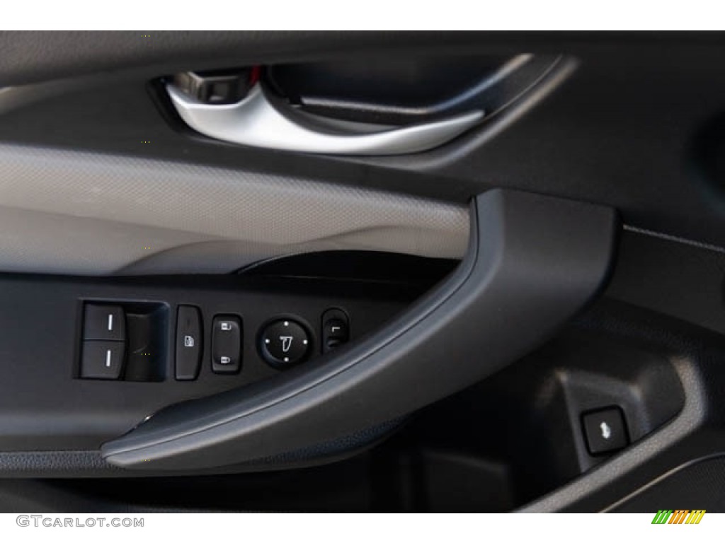 2016 Civic LX-P Coupe - Lunar Silver Metallic / Black/Gray photo #30