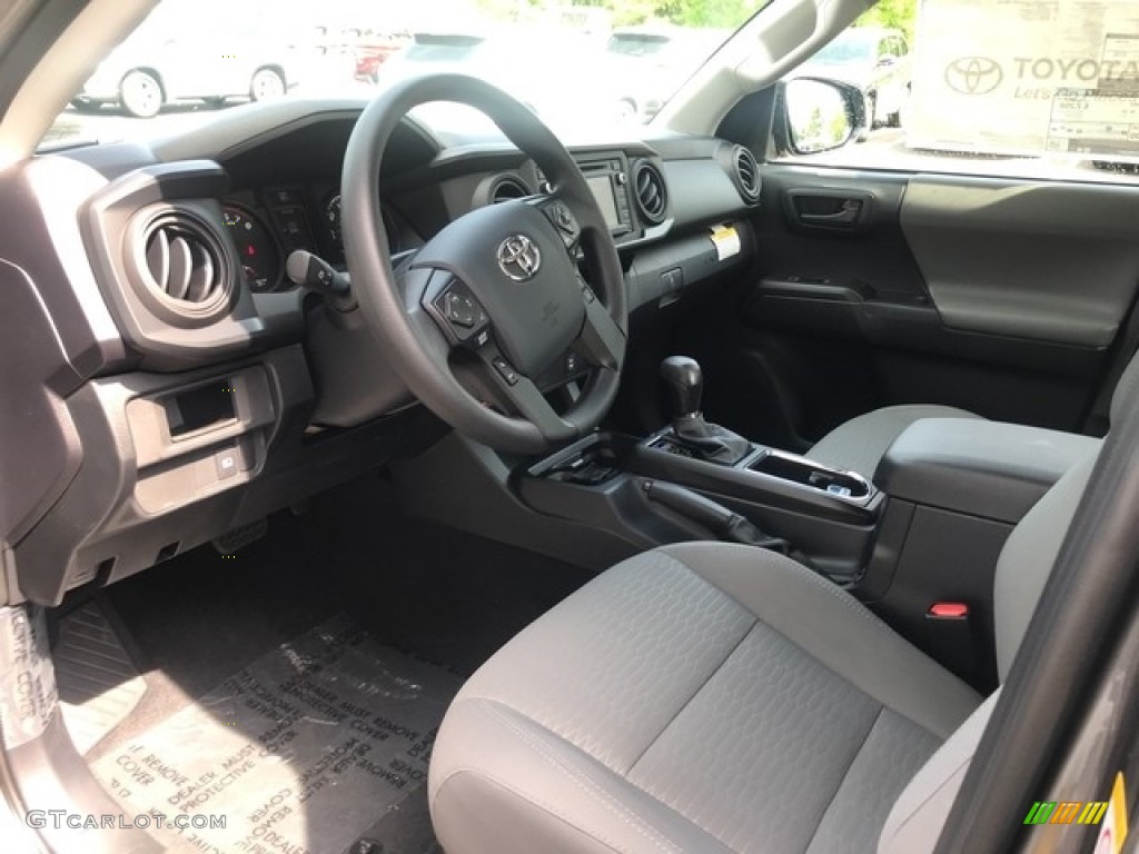 Cement Gray Interior 2018 Toyota Tacoma SR Access Cab 4x4 Photo #127417915