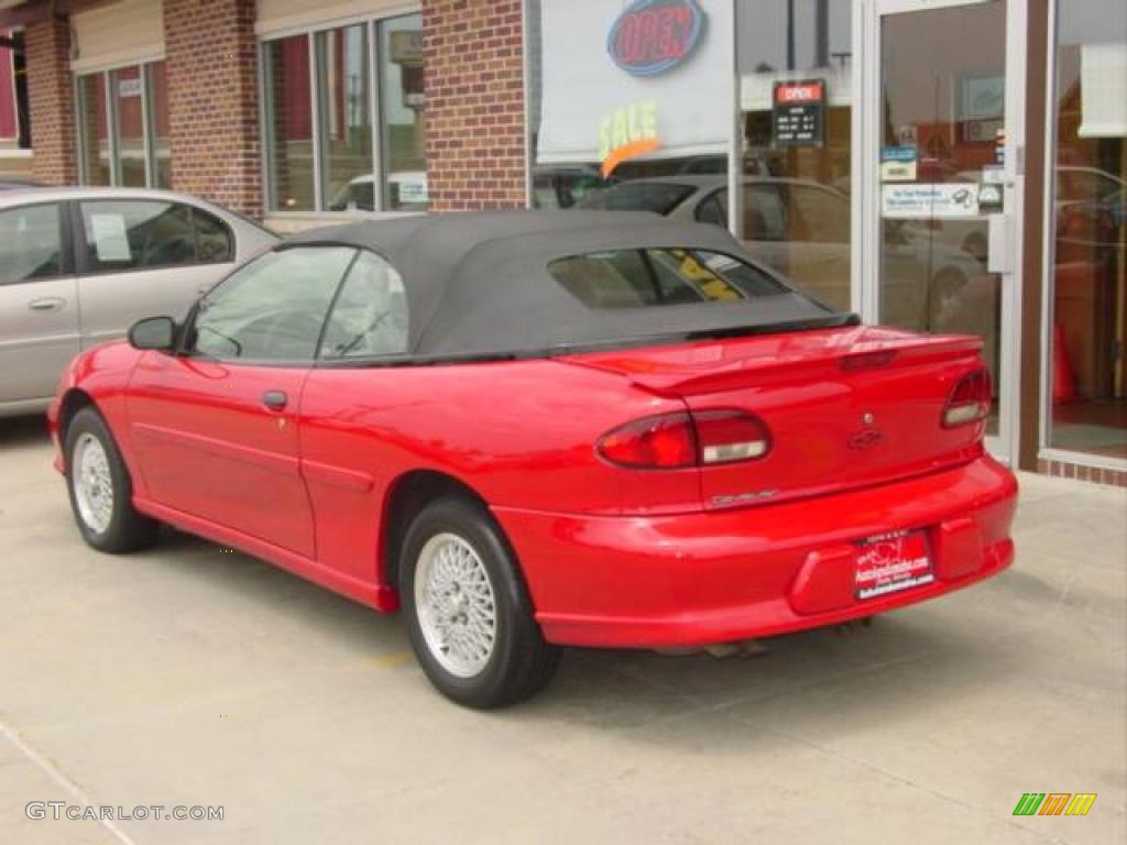 1999 Cavalier Z24 Convertible - Bright Red / Medium Gray photo #6