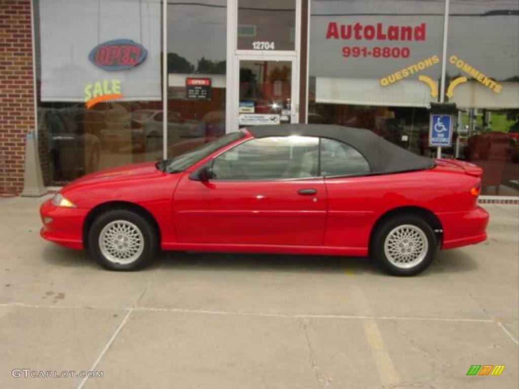 1999 Cavalier Z24 Convertible - Bright Red / Medium Gray photo #12