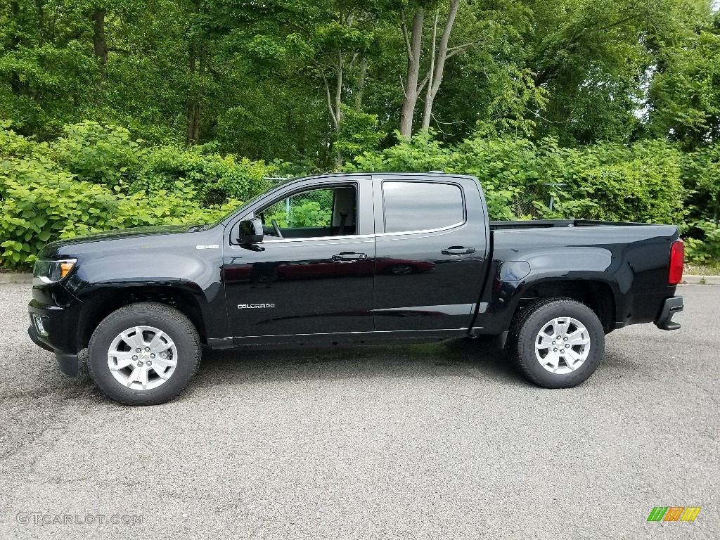 Black 2018 Chevrolet Colorado LT Crew Cab 4x4 Exterior Photo #127419899