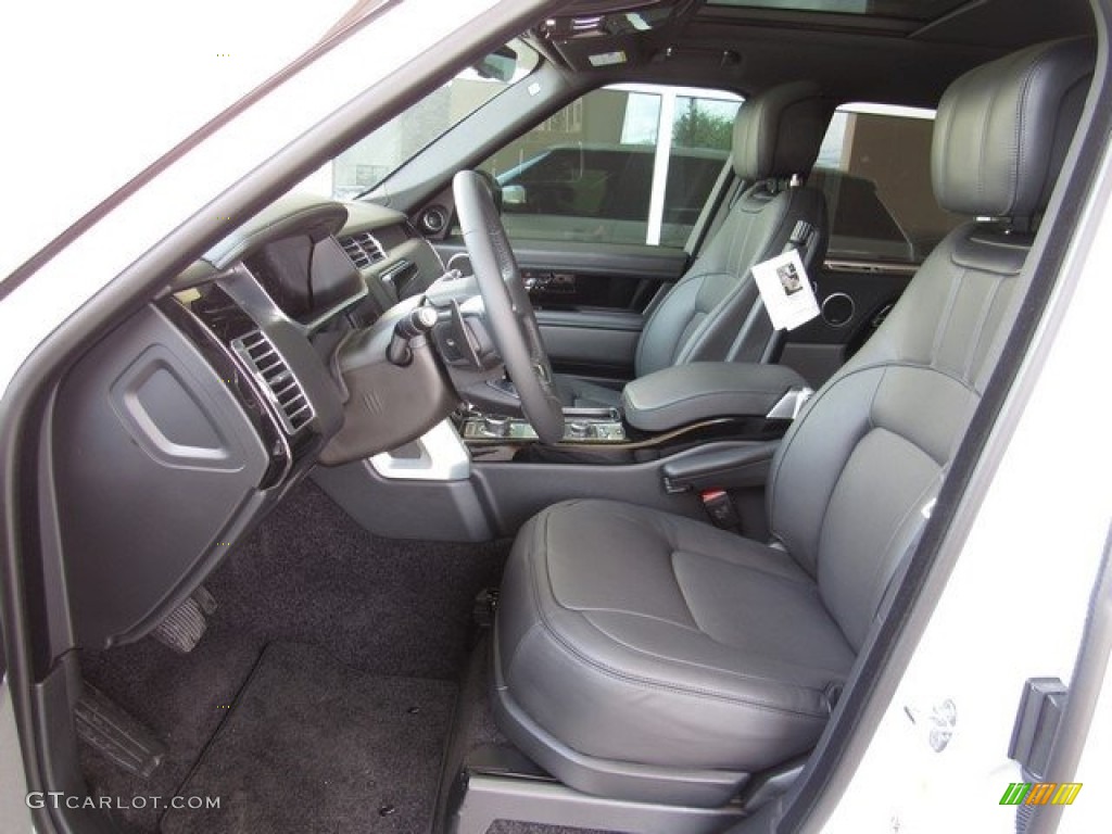 Ebony Interior 2018 Land Rover Range Rover Supercharged LWB Photo #127421237