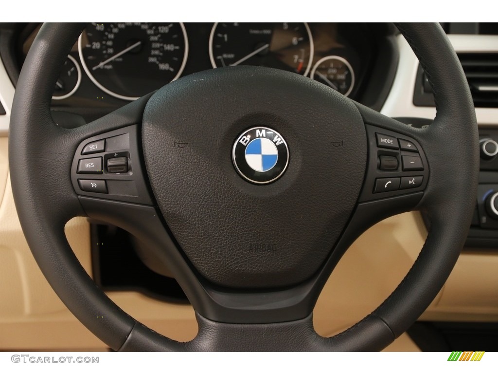 2015 3 Series 320i xDrive Sedan - Liquid Blue Metallic / Venetian Beige photo #7