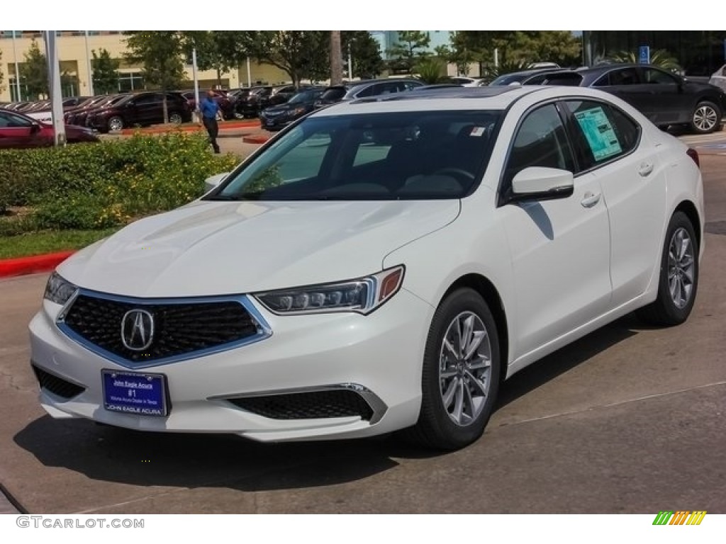 2018 TLX Sedan - Bellanova White Pearl / Ebony photo #3